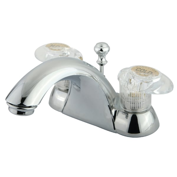 4" Centerset Bathroom Faucet, Polished Chrome